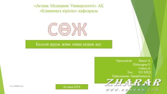 Access презентация казакша