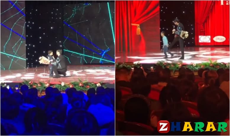 Сахнада баланың аузына түкіріп, теуіп жіберген Төреғали сынға ұшырады (видео)
