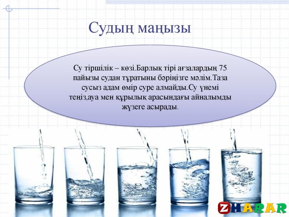 Судың ластануы презентация